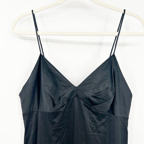 Vanity Fair Womens Vintage 90s Lingerie Date Night Satin Cami Midi Slip Dress - Picture 2 of 6
